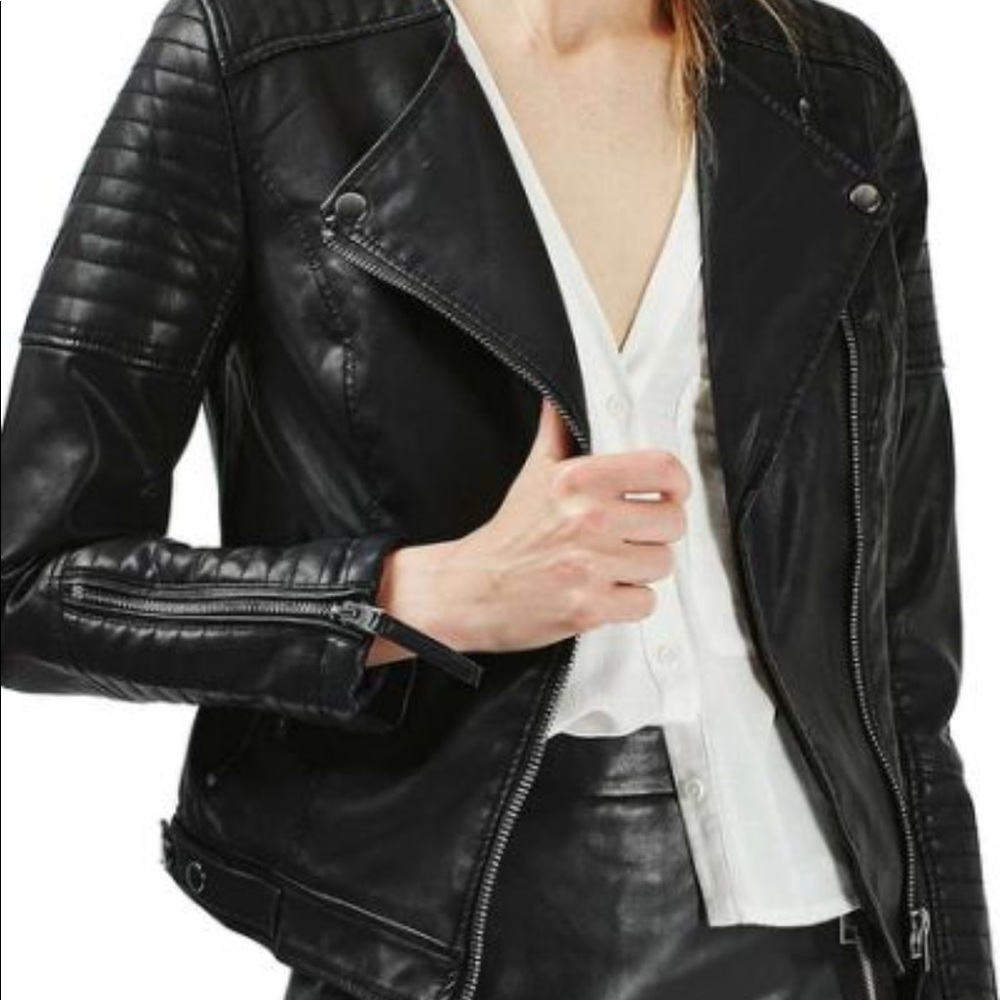 TopShop- leather moto jacket